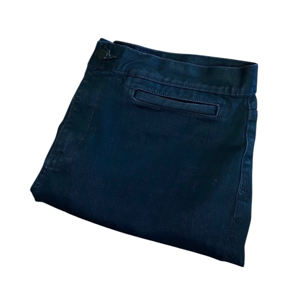 Ralph Lauren Jeans Co. Black Ankle Zip Women’s 12P Straight Fit Preppy Denim Mom - Picture 2 of 11